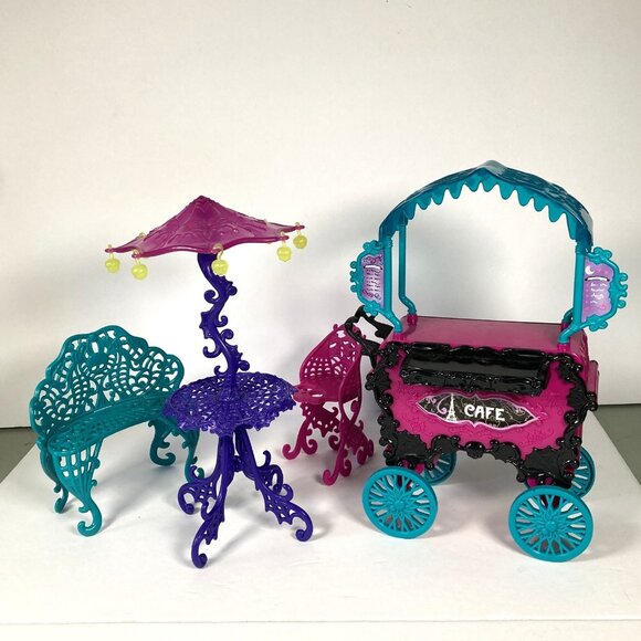 Monster High‎ Scaris City Of Frights Cafe Cart Furniture Set, No Accessories - Picture 1 of 6